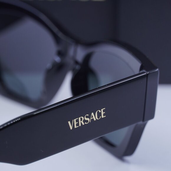 Versace VE4492U GB1/87 Square Sunglasses – Black/Dark Grey - Picture 5 of 8